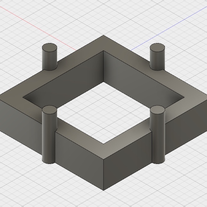 rendering of 1x1 grove mount